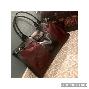 Fossil Limited Reissue Cranberry Weekender Tote